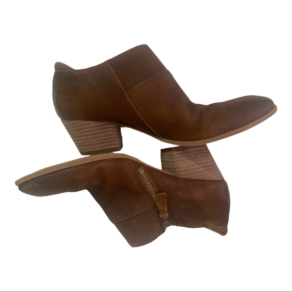 Franco Sarto Tan Greco Leather Booties